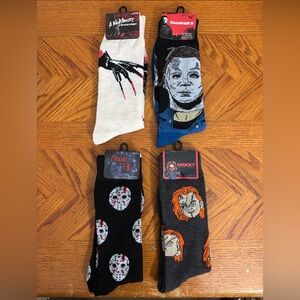 Horror scary movie socks